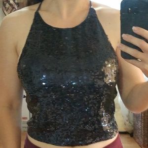Alice + Olivia Sequin Tank Top size small
